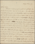 Autograph letter signed to Marianne Kent, 12 June 1809