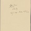 Autograph letter signed to Marianne Kent, 12 June 1809