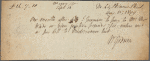 Autograph letter signed to Thomas Wade, 15 August 1809