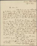 Autograph letter signed to David Booth, 6 September 1809