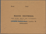 Autograph letter signed to Basil Montagu, 7 December 1809