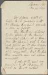 Autograph note, third person, to Charles Burney, 19 December 1809