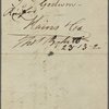 Autograph promissory note signed to Joseph Godwin, 25 January 1810