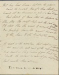 Holograph poem, "Cold, cold is the blast"
