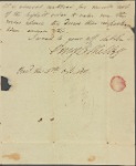 Autograph letter signed to Timothy Shelley, [12 October 1811]
