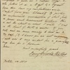 Autograph letter signed to Sir Bysshe Shelley, 12 October 1811