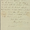Autograph letter signed to Thomas Jefferson Hogg, [10-12 November 1811]