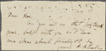 Autograph letter signed to James Roe, [?circa 10 November 1810]