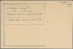 Autograph letter signed to James Roe, [?circa 10 November 1810]