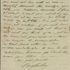 Autograph letter signed to Thomas Jefferson Hogg, [13 November 2011]