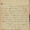 Autograph letter signed to William Sandham, [?26 November 1811-26 January 1812]