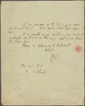 Autograph letter signed to Aaron Burr, 21 December 1811
