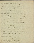 Holograph poem, "Phaedra and Nurse," ?1812-1813