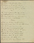 Holograph poem, "Phaedra and Nurse," ?1812-1813