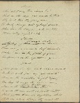 Holograph poem, "Phaedra and Nurse," ?1812-1813