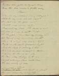 Holograph poem, "Phaedra and Nurse," ?1812-1813