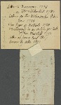 Holograph booklist, ?18 March 1812