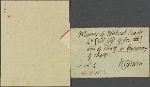 Holograph booklist, ?18 March 1812