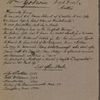 Holograph booklist, ?18 March 1812