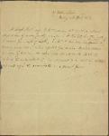 Autograph note, third person, to John Cameron, 18 April 1812