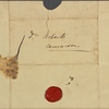 Autograph letter signed to Dr. William Roberts, 11 December 1812