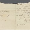 Autograph letter signed to James Roe, [?circa 17 November 1810]