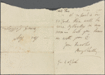 Autograph letter signed to James Roe, [?circa 17 November 1810]