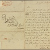 Autograph letter signed to James Carpenter, 3 May 1813