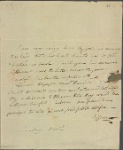 Autograph letter signed from Lawless to Hogg, 3 May 1813; manuscript also contains autograph letter signed from Hogg to Harriet Shelley, 9 May 1813; and an autograph note unsigned from Harriet Shelley to Hogg, 9 May 1813