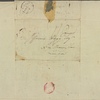 Autograph letter signed from Lawless to Hogg, 3 May 1813; manuscript also contains autograph letter signed from Hogg to Harriet Shelley, 9 May 1813; and an autograph note unsigned from Harriet Shelley to Hogg, 9 May 1813