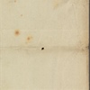 Autograph note, third person, to Thomas Charters, ?15 May - ?8 July 1813
