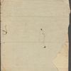 Autograph note, third person, to Thomas Charters, ?15 May - ?8 July 1813