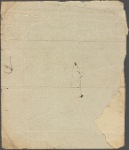 Autograph note, third person, to Thomas Charters, ?15 May - ?8 July 1813