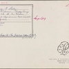 Autograph note, third person, to Thomas Charters, ?15 May - ?8 July 1813