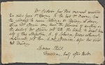 Autograph note, third person, to Charles Burney, 20 May 1813