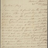 Autograph letter signed to Percy Bysshe Shelley, 26 May 1813
