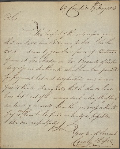 Creak & Capel manuscript material
