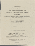 Autograph letter to Thomas Jefferson Hogg, 23 December 1810