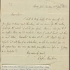 Autograph letter signed to Charles Cowden Clarke, 13 July 1813