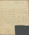 Autograph letter [signature cut away] to Thomas Jefferson Hogg, 27 July 1813