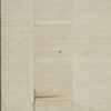 Autograph letter signed to Thomas Charters, 27 July - 4 October 1813