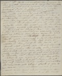 Autograph letter signed to Thomas Jefferson Hogg, 21 October 1813
