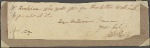 Autograph letter (fragment) signed to John Williams, 14 April 1814