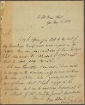 Autograph letter signed to Richard Teasdale, 6 May 1814