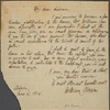 Autograph letter signed to Madame de Staël, 6 June 1814
