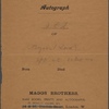 Autograph letter signed to John Cowell, 22 October 1814