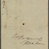 Autograph promissory note signed to George Soames, 28 October 1814