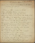 Holograph poem, "The Death of Œdipus," 1815 - ?1818