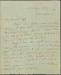 	Autograph letter signed to Thomas Jefferson Hogg, 4 January 1815