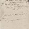 Autograph letter signed to Thomas Jefferson Hogg, 2 March 1815